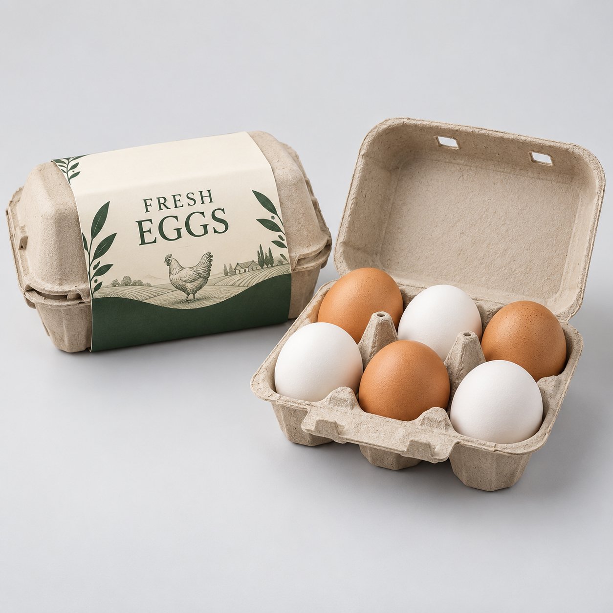 Packaged meat, chicken, eggs and dairy products