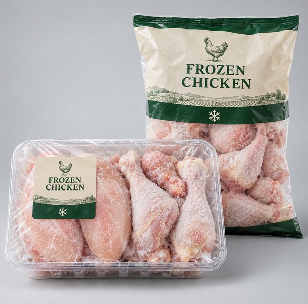 Packaged meat, chicken, eggs and dairy products